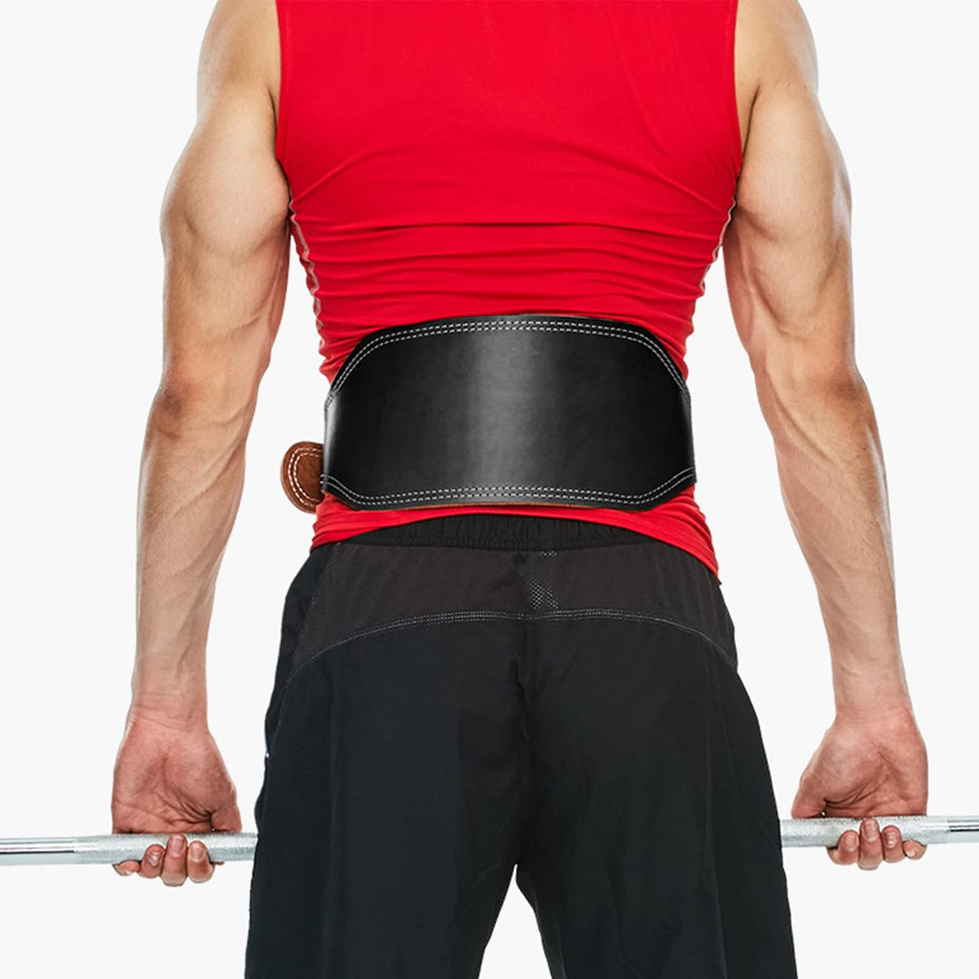 14cm Breit Gewichthebergürtel 120cm Längen Leder weightlifting gym belt Verstellbar Lendenwirbelunte