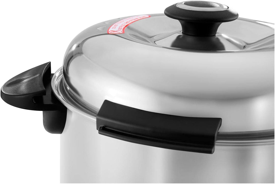 Royal Catering RCWK 10A Glühweinkocher Heissgetränkeautomat 10 L - 11,5 L 1600 W Edelstahl Abtropfsc