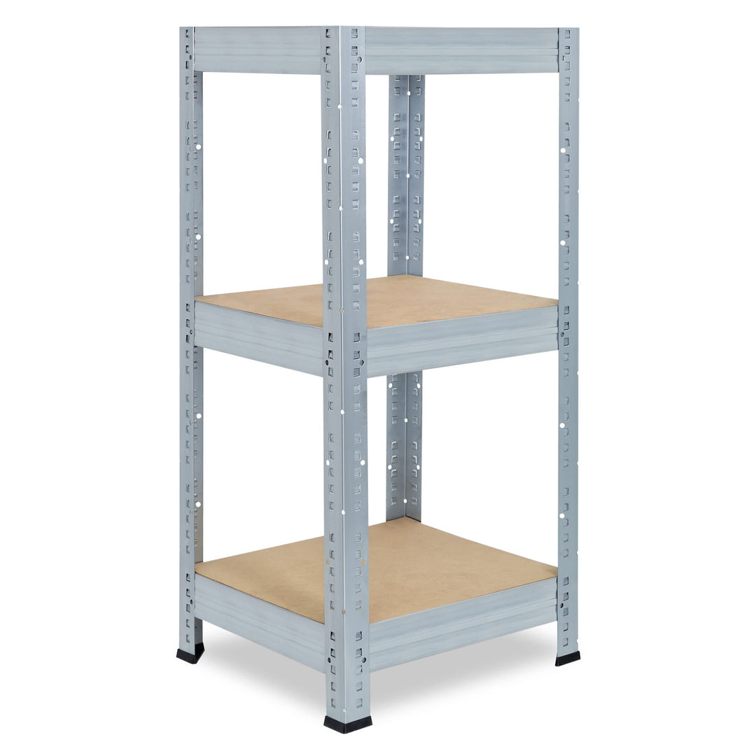 shelfplaza® 90x30x30cm Profi Schwerlastregal verzinkt/Metallregal mit 3 Böden à 200kg Tragkraft/Kell
