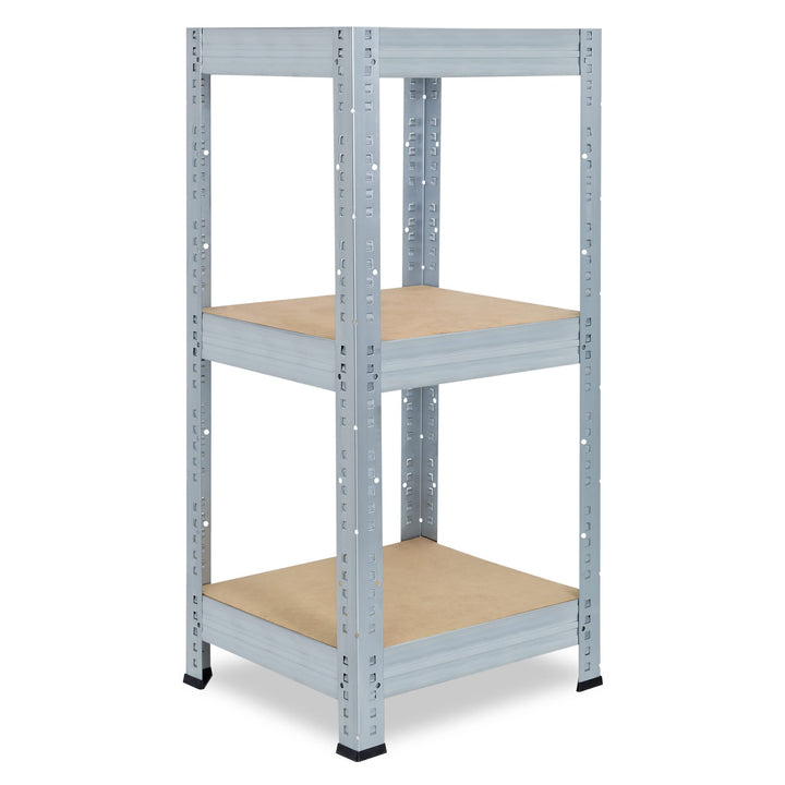 shelfplaza® 90x30x30cm Profi Schwerlastregal verzinkt/Metallregal mit 3 Böden à 200kg Tragkraft/Kell