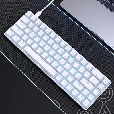 Dierya×TMKB T68se Gaming Mechanische Tastatur,60% Prozent Tastatur mit Brown Tactile Switch,Ultra-Co