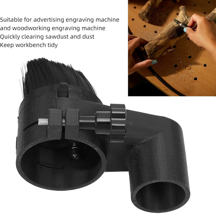 52 Mm Durchmesser Staubschuh für CNC-Fräsmaschine, 4040 3018 CNC-Fräsmaschine Staubschuh, Schlauchad