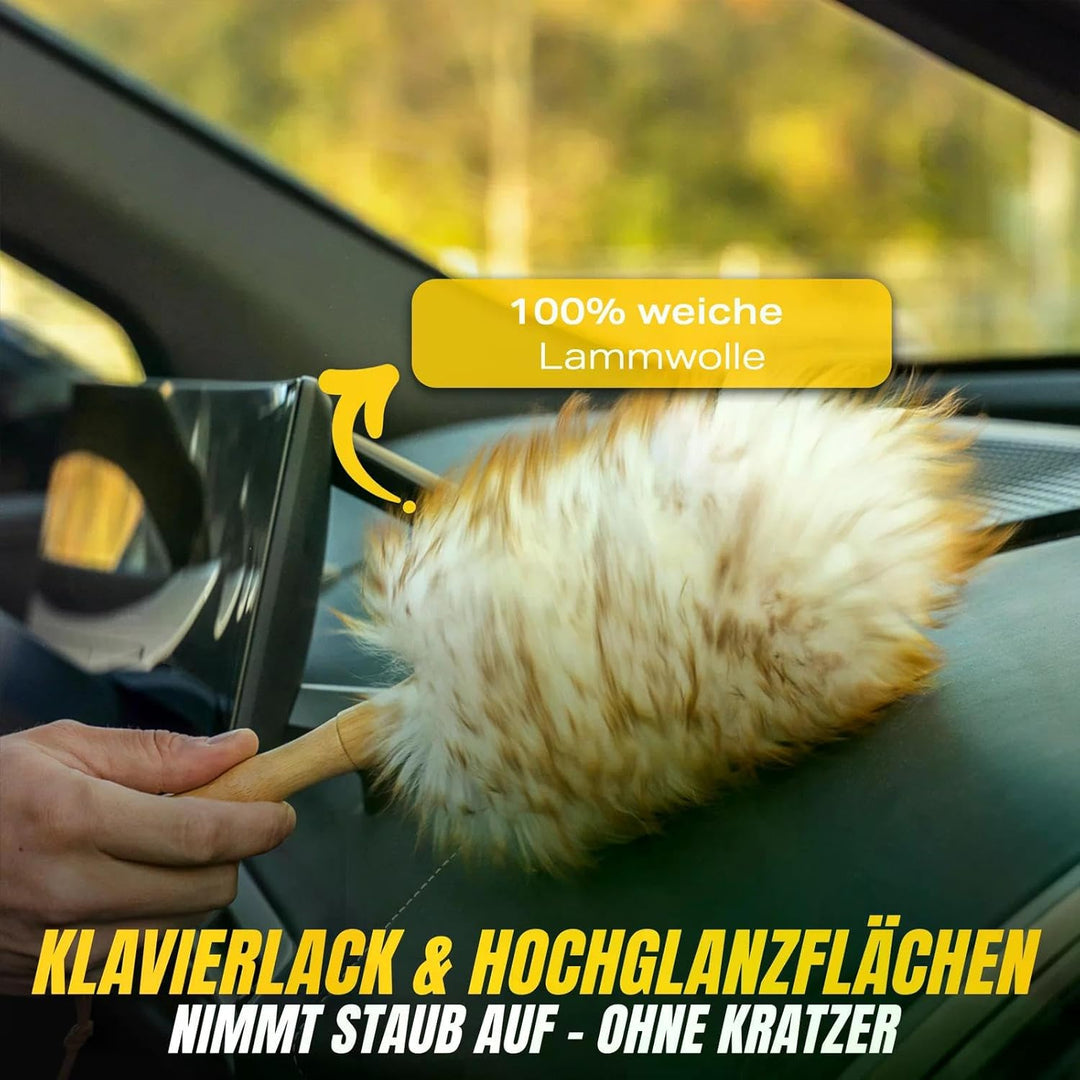 ShinyChiefs Dirt Buster - Staubwedel zur Reinigung von Displays &amp; Armaturen - Langer Staubwedel aus