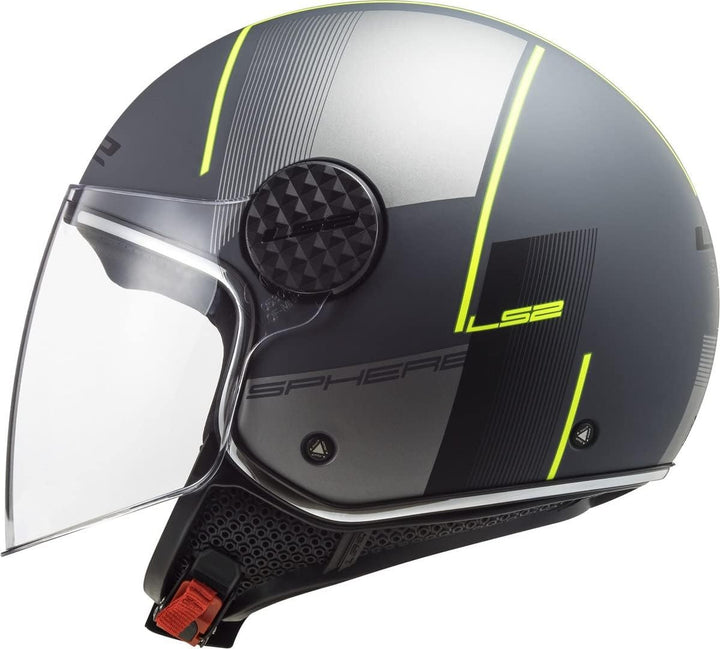 LS2, jethelm motorrad Sphere lux Firm mat black titanium, L L mat black titanium, L mat black titani