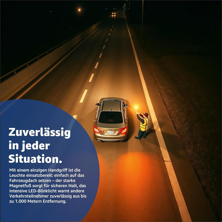 V16 Warnleuchte - Auto & PKW EU Zulassung nach IDADA 21020060 - Warndreieck & Pannendreieck 2026 (V1