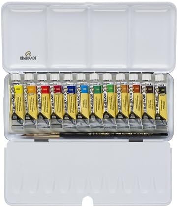 Rembrandt Watercolour Metal Mono-Pigment Set of 12 x 10ml tubes