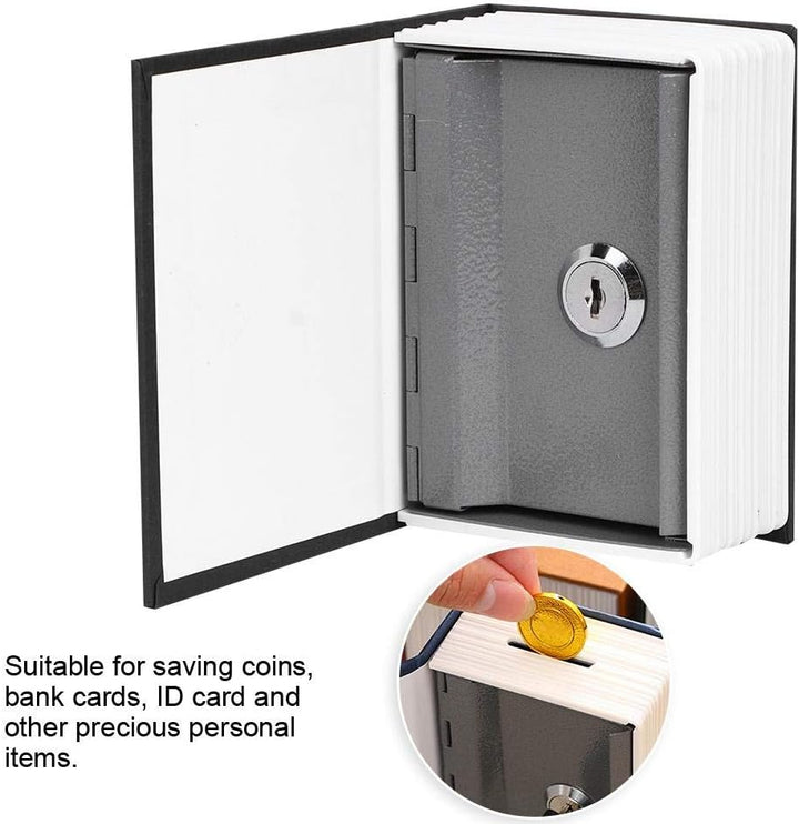 Mini-Simulationsbuch Safe Aufbewahrungsbox Passwort-Box Mini-Geldkassette Kindergeld Bargeld Schmuck