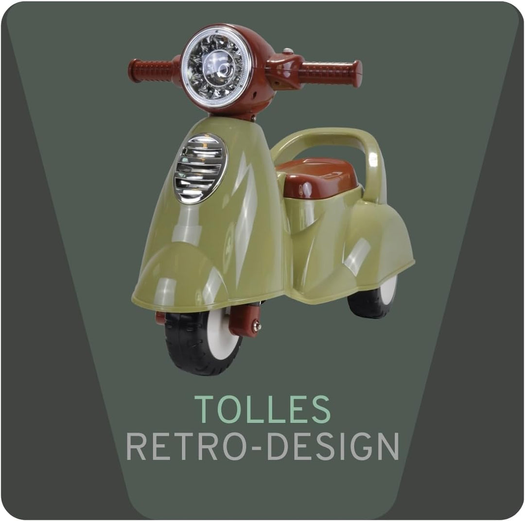 Bandits & Angels Retro Rutscher ab 1 Jahr (Retro Grün), Retro Grün