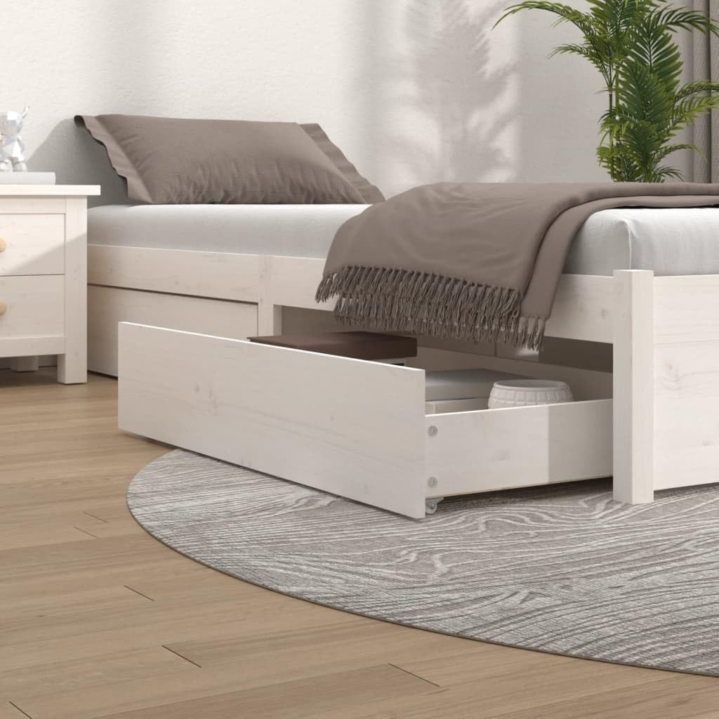 vidaXL 4x Bettschublade Bettkasten Bettschubkasten Schubkasten Unterbettschublade Bettschubladen Sch
