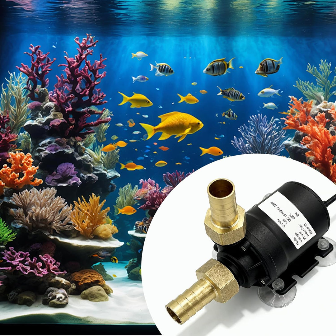 Wasserpumpe Brushless, Dc 12v 800l/H Flüsterleise Wasserumwälzpumpe, Leise Tauchpumpe Mit Keramische