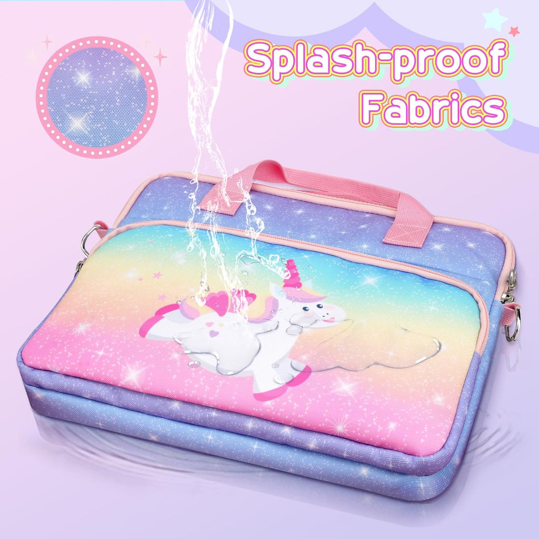 TiMOVO Tablet Tasche Mit Schultergurt 12,5 Zoll für Kinder, Portable Hülle, Universal Etui Organizer