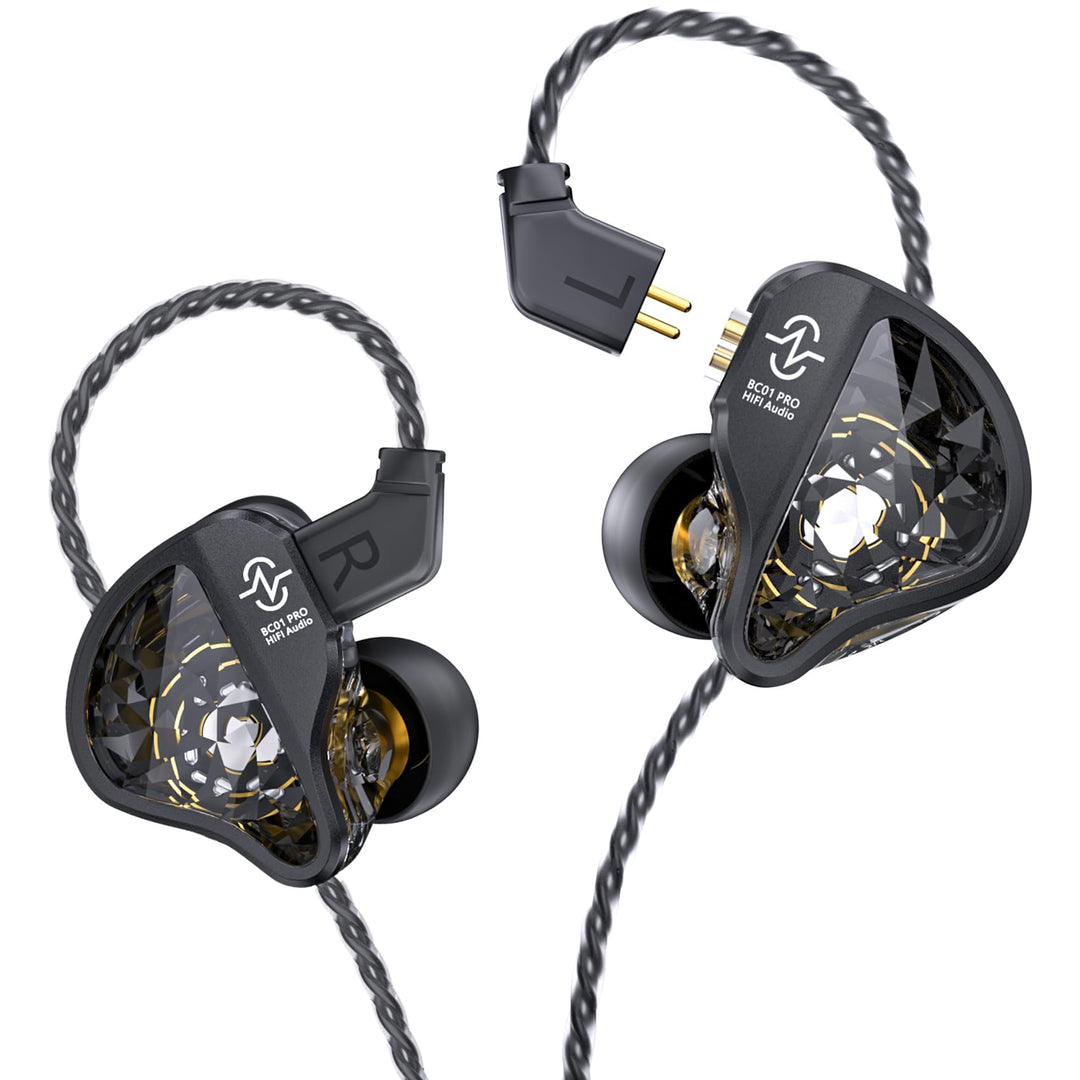 Yinyoo CCZ Harmony BC01 Pro In-Ear-Kopfhörer, 1DD 1BA Hybrid-Treiber, HiFi-Kopfhörer, drei Frequenz-