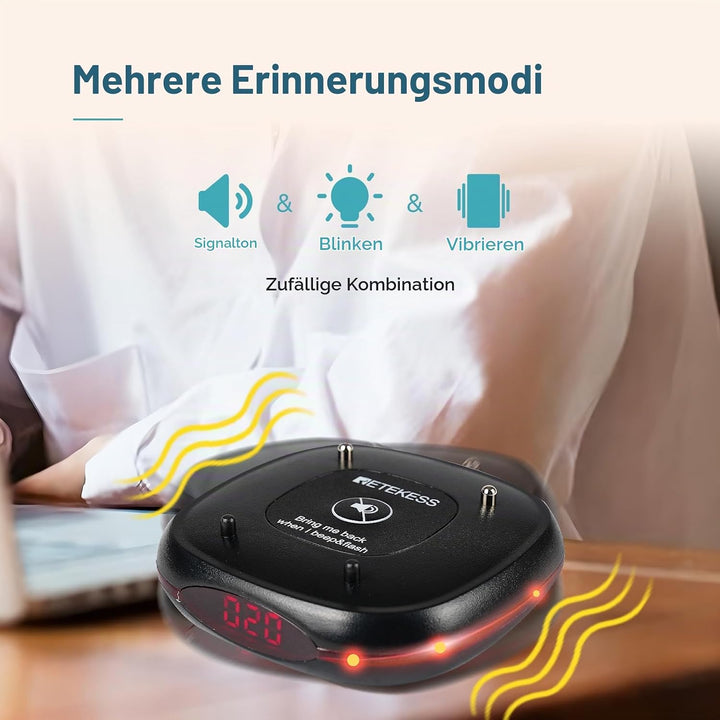 Retekess TD161 Pager Rufsystem, Restaurant Pager, 20 Pagers | für Café, Bar, Klinik, Draussen 500M,