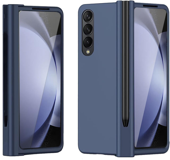 WEYNRBOX für Samsung Galaxy Z Fold 5 Hülle mit S Pen Halter,Samsung Z Fold 5 360 Grad Schutzhülle mi