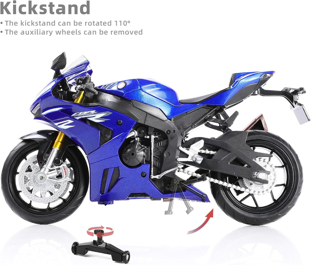 1:12 Motorrad Modell kompatibel mit CBR 1000R, Legierung Diecast Motorradmodell, Mini Sportmotorrad