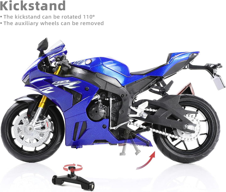 1:12 Motorrad Modell kompatibel mit CBR 1000R, Legierung Diecast Motorradmodell, Mini Sportmotorrad