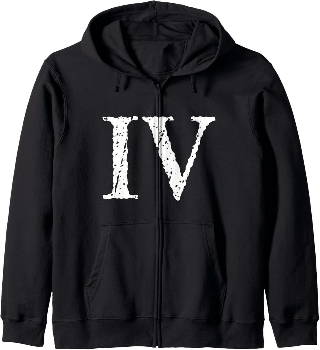 Römische Ziffer 4 IV Shirt Kapuzenjacke