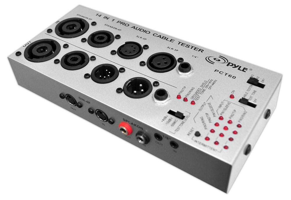 Pyle 13-in-1 Audio Kabeltester, PCT60