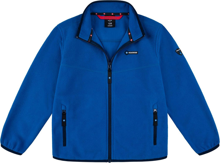 Höhenhorn Leggon Kinder Fleece Jacke Jungen Mädchen Full Zip Outdoor Freizeit 152 Blau/Dunkelblau, 1