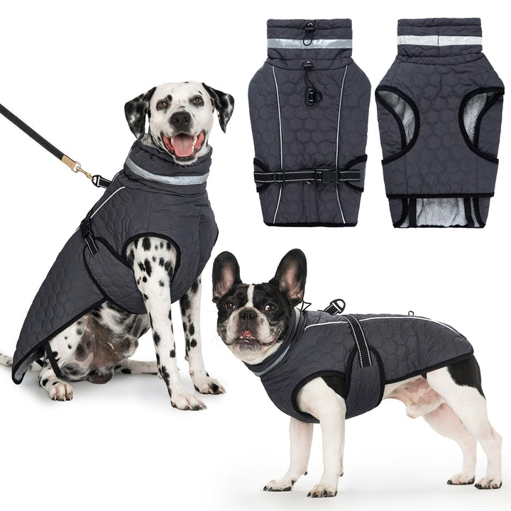 Hundejacke Winter Mantel Hund Wasserdicht Regen Hundemantel Warm Reflektierend Wintermantel Hund Fle