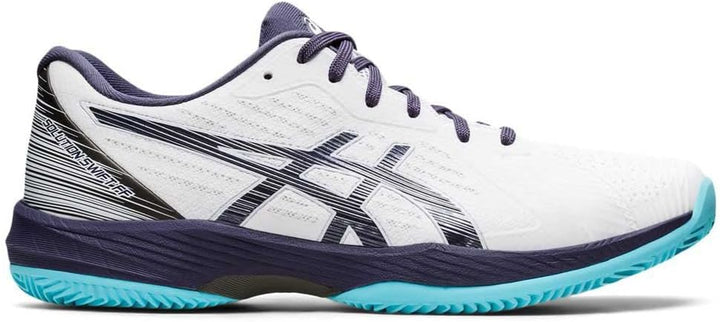 ASICS Herren Solution Swift Ff Clay Sneaker 44 EU White Indigo Fog, 44 EU White Indigo Fog