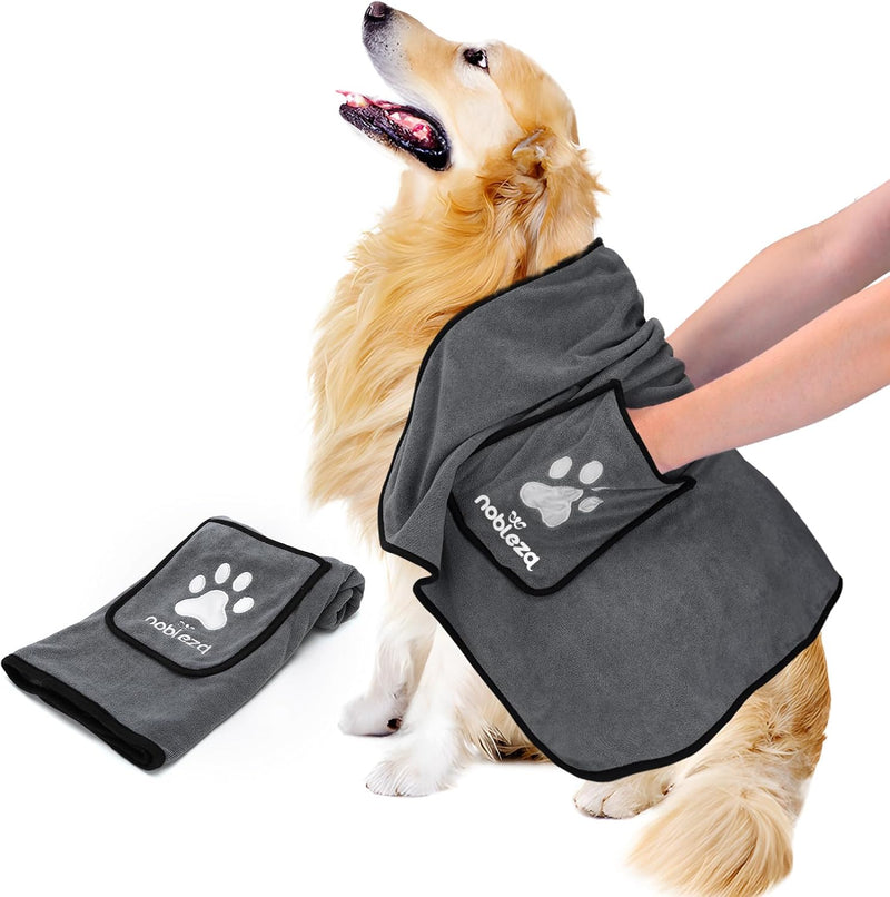 Nobleza Hundehandtuch, Mikrofaser Hundehandtuch, Hundehandtuch extra saugfähig, Weich & Langlebig Pr