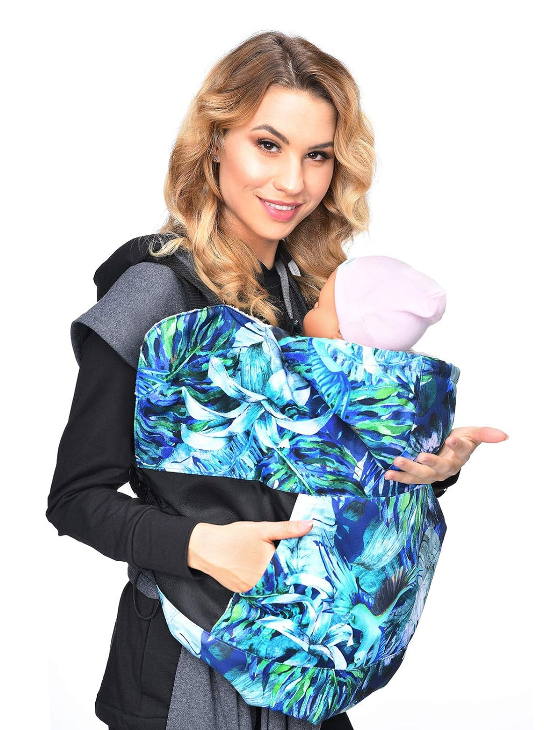 MijaCulture Tragecover, Universal Bezug für alle Babytragen und Tragetücher Baby Carrier Cape 4127 (