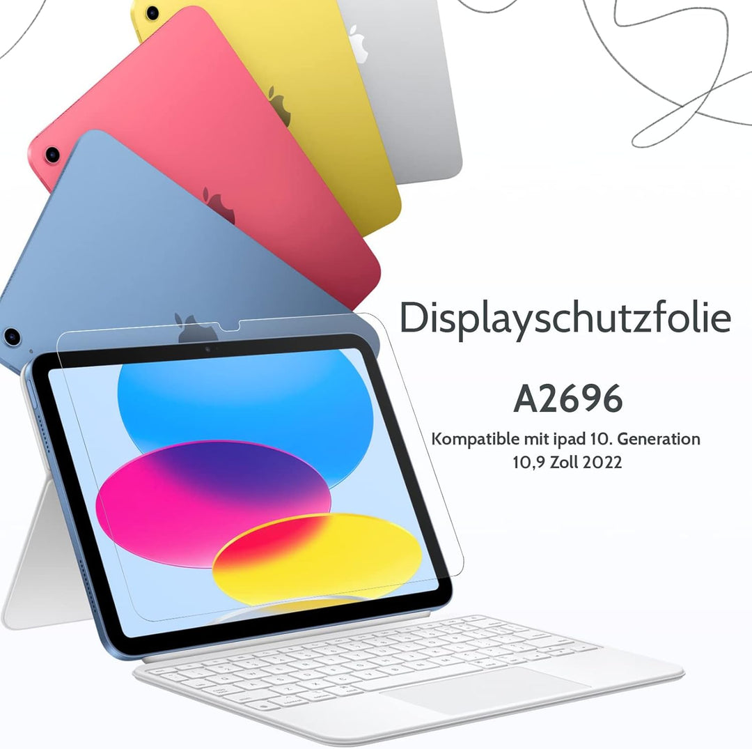 2 Stück Papier Schutzfolie für iPad 10. Generation 10,9 Zoll 2022, Matte Paper Folie Blendfreiem Dis