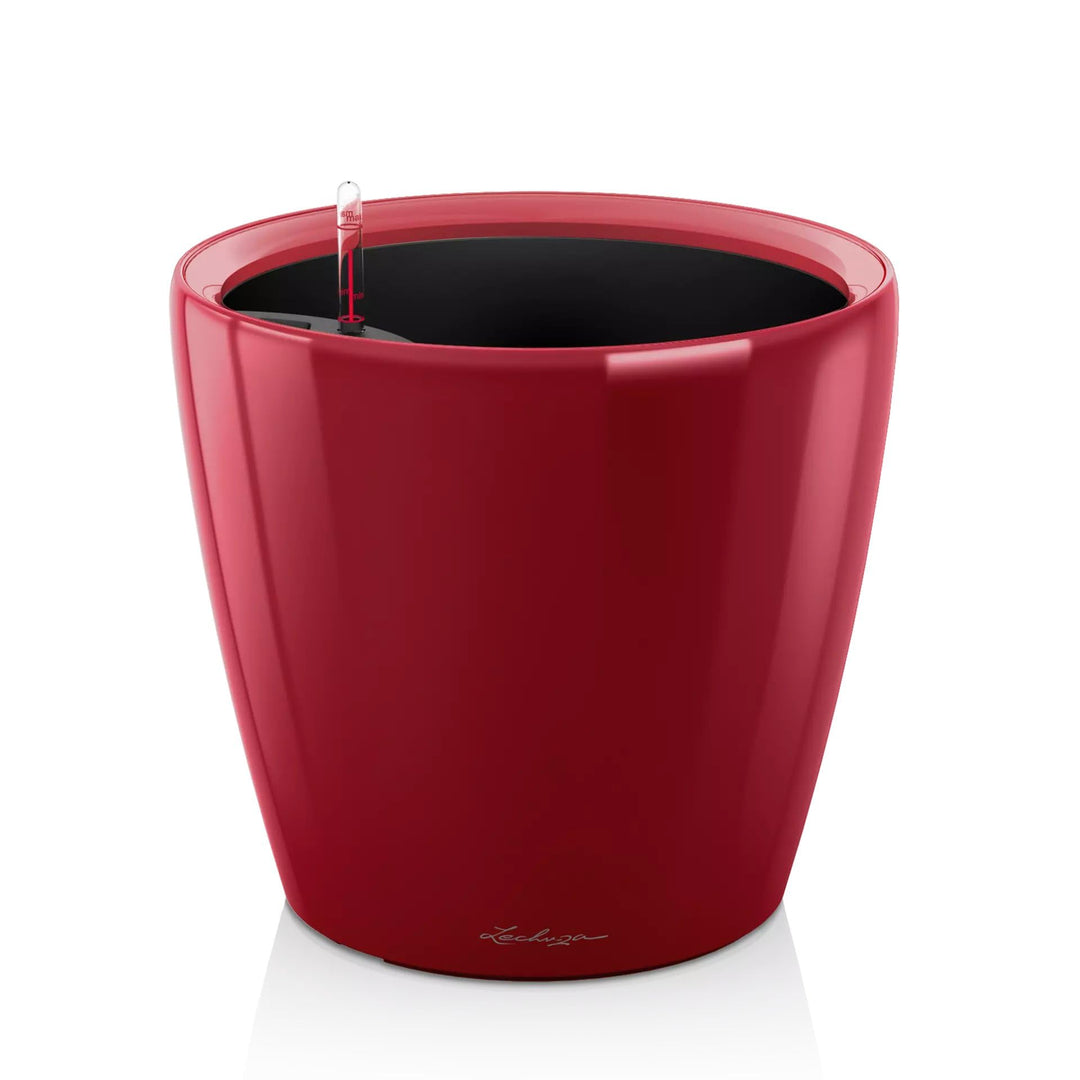 LECHUZA CLASSICO Premium LS 50 scarlet rot hochglanz 16107 49.5x49.5x46.5 cm Scarlet Rot Hochglanz E