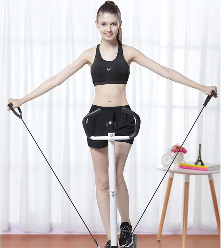 Stepper mit LCD-Display Multifunktions-Stepper mit Power Ropes Fitnessgerät für gelenkschonendes Tra