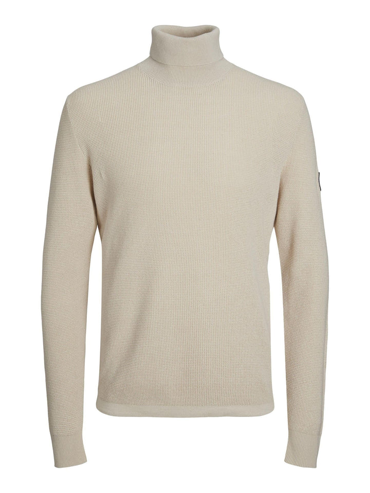 JACK & JONES Male Rollkragenpullover Einfarbig Rollkragenpullover, XS