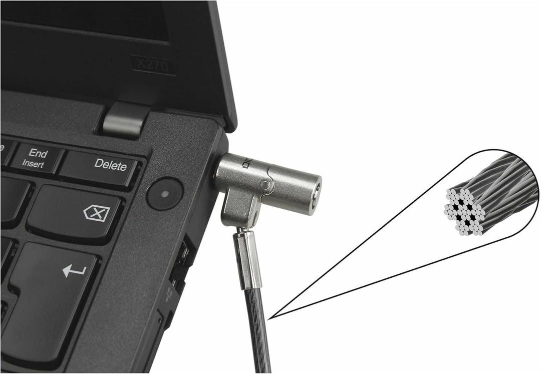 DICOTA - MOBILE ACCESSORIES Security Cable Nano Lock Ultra Slim KEYED 2.5X6 MM Slot