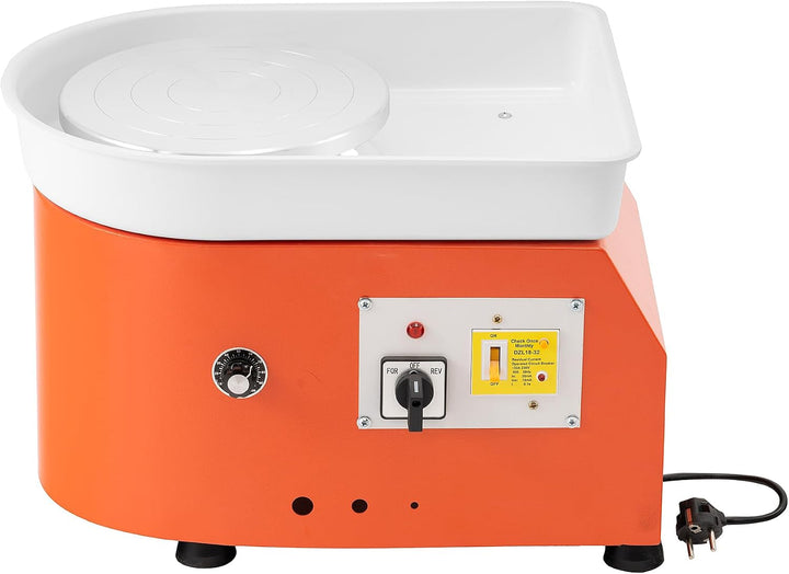 Elektrische Töpferscheibe Maschine 350W Keramikformwerkzeug 0-300 U/MIN Tonspinnrad 25CM Formmaschin