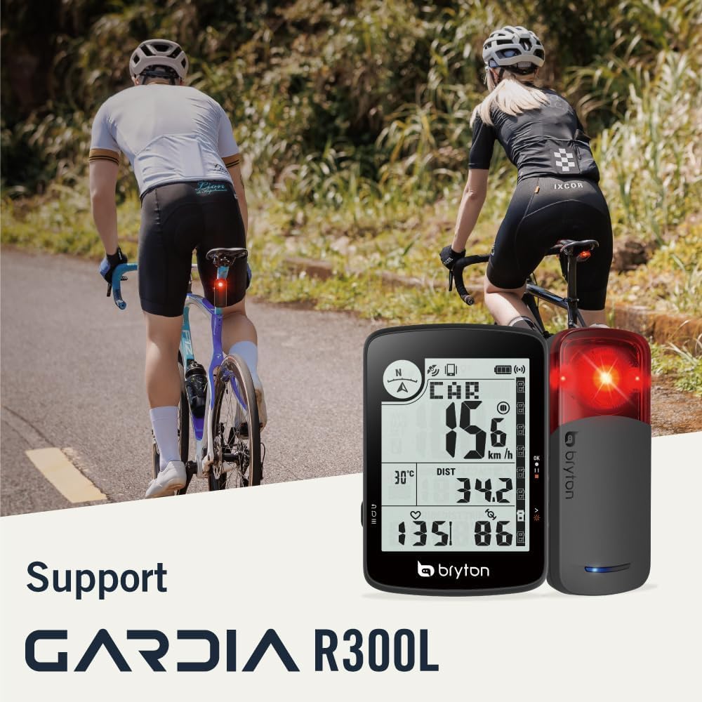 Bryton Rider 17 3,0 Zoll LCD Bildschirm Drahtloses GPS Fahrradcomputer, kompatibel mit Fahrrad Radar