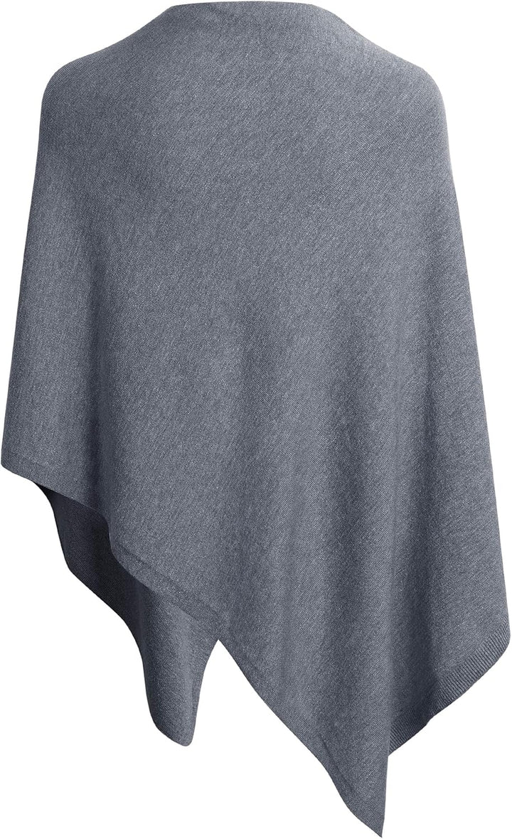 PULI Damen Schal Poncho Decke Cape Cardigan Kaschmir/Kaschmir Wickelschal Geschenk für Mutter Einhei