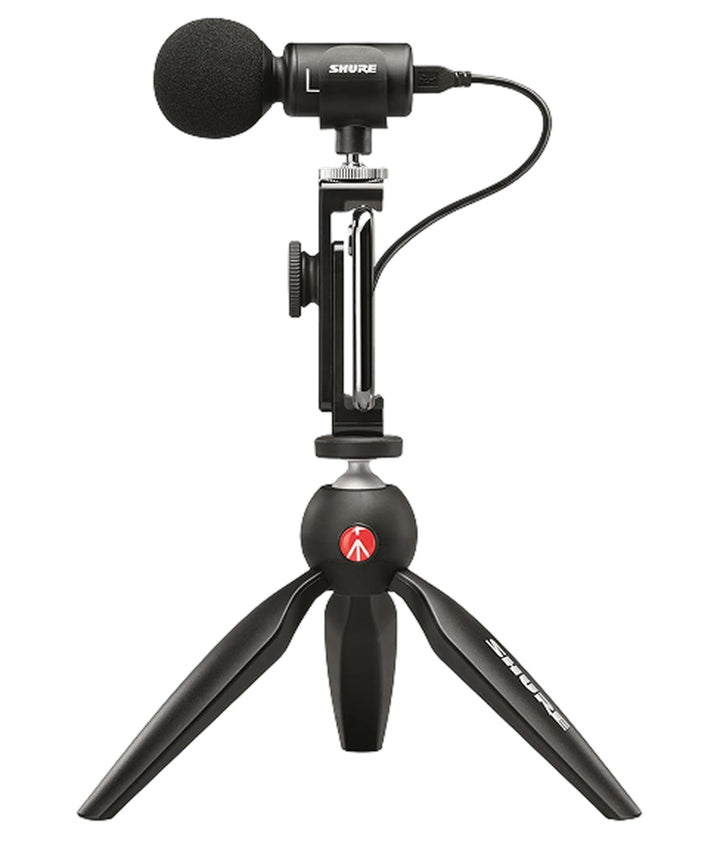 Shure MV88+ iPhone Mikrofon Video Kit - Digitales Stereo-Kondensatormikrofon für iPhone & Android mi