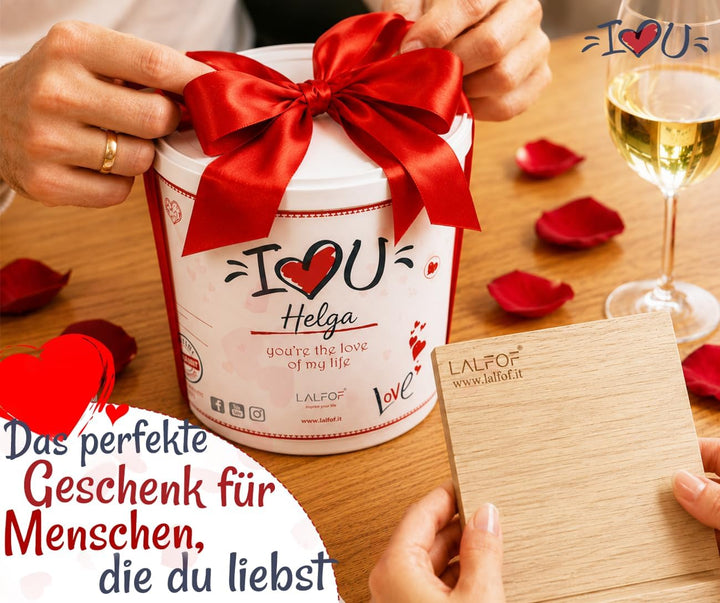 LALFOF 3d Handabdruck Set Für Paare Anpassbar mit NAME. Gips Handabdruck Set Paare mit Personalisier