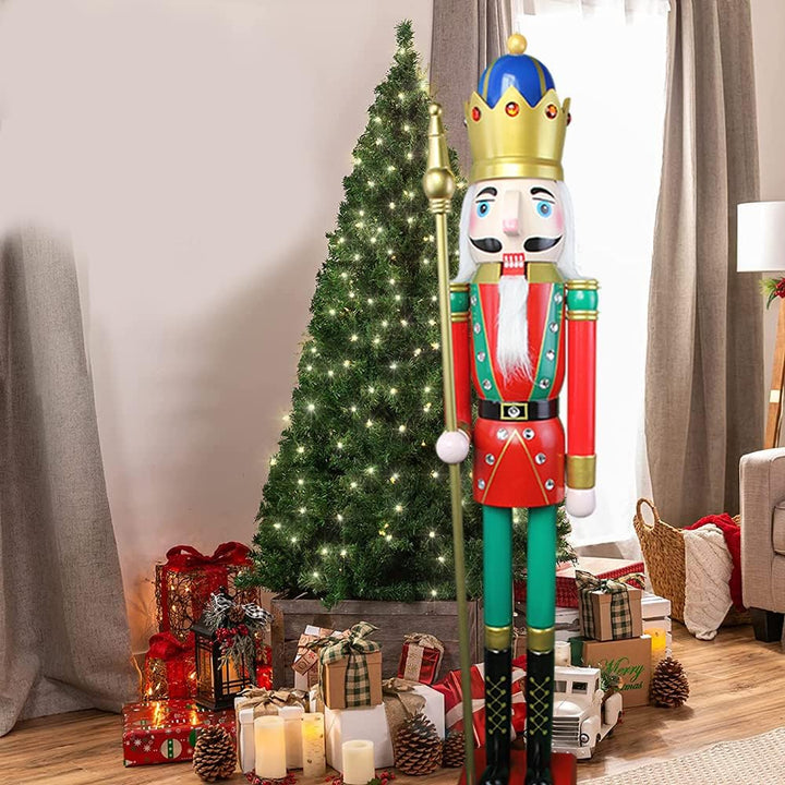 CDL L/4füsse/120cm/4ft/4fuss/120 cm Leben grösse Leben grösse grosse/Riesen Rot Weihnachten Holz Nus