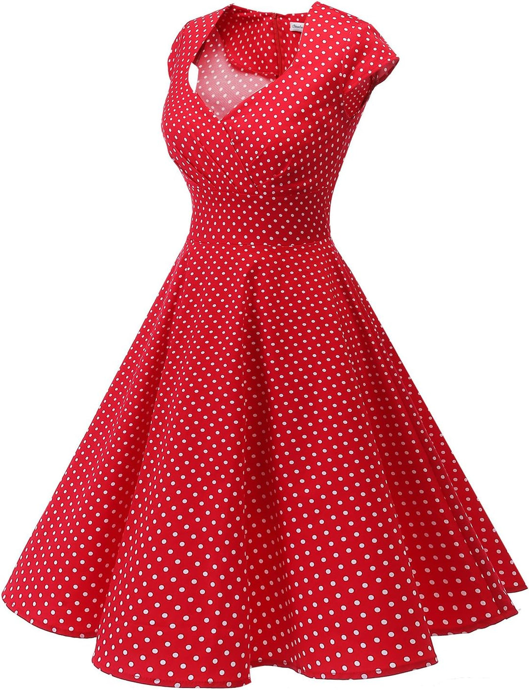 Bbonlinedress Kurzes Cocktailkleid für Damen im Stil der 1950er-Jahre, Retro-Stil, Swing-Kleid, Part