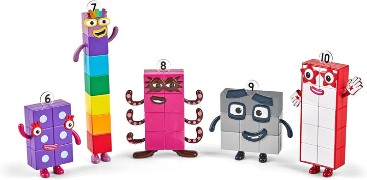 Learning Resources Numberblocks-Freunde Sechs bis Zehn, Spielfiguren, offizielle Sammelfiguren für K