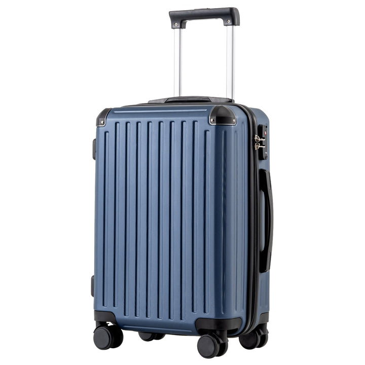 COOLIFE Koffer Trolley-Koffer Hartschalen-Koffer Rollkoffer Reisekoffervon ABS-Material mit TSA-Schl