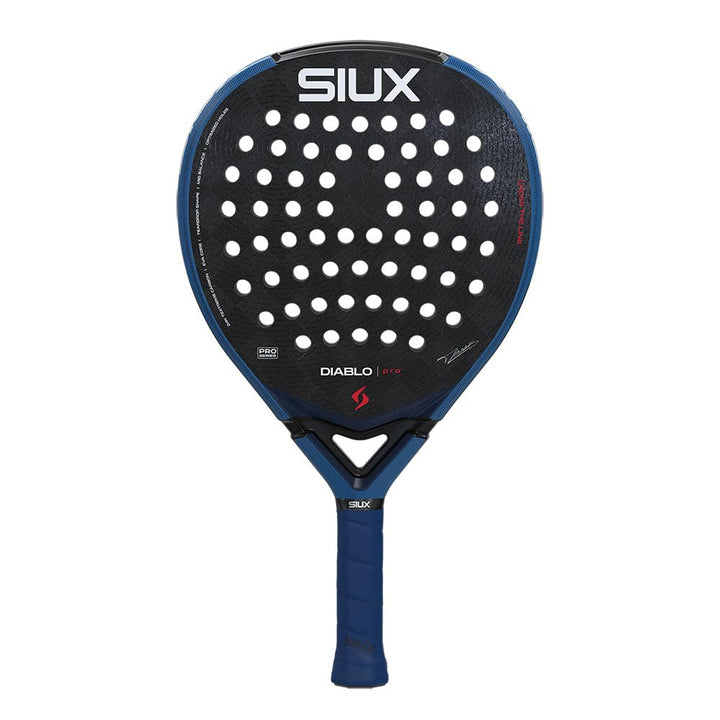 Siux Padelschläger Diablo Pro 2026 Royal Blue Professionelle Tränenform - Balance zwischen Leistung