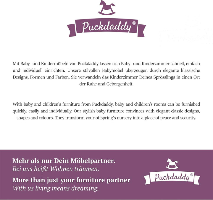 Puckdaddy Elise | Hausregal in Dunkelblau | 3er-Set | Dekorative Regale im Haus-Design | Kinderzimme