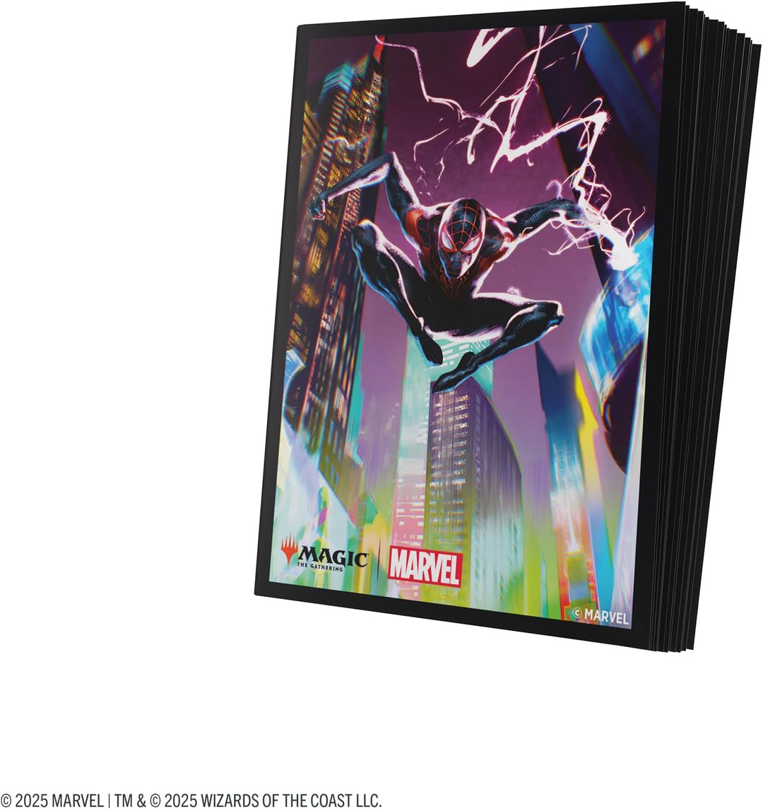 Gamegenic, Magic: The Gathering – Marvel's Spider-Man Premium Art Sleeves – Spider-Man Miles Morales