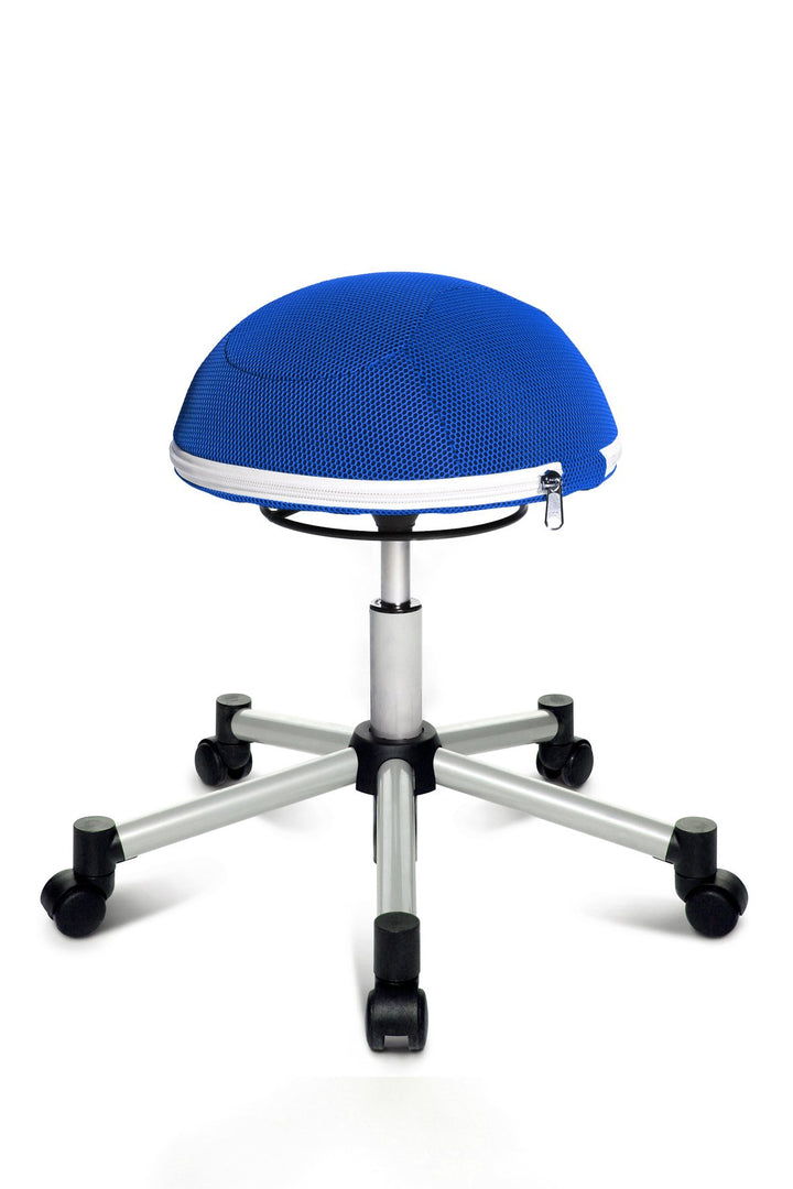 Topstar Sitness Half Ball, Fitness-Hocker, Arbeitshocker, Rollhocker, Dreidimensional bewegliche Sit