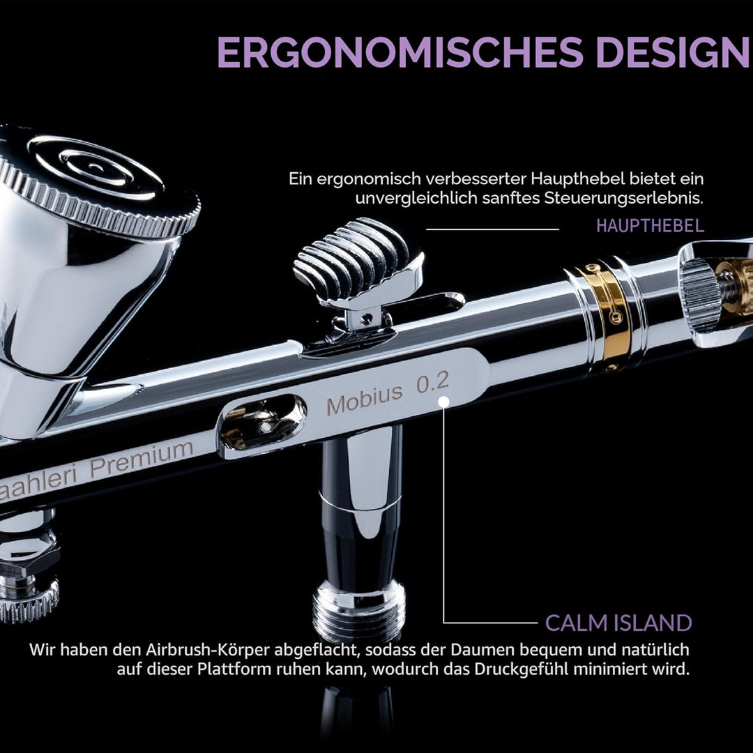 Gaahleri Airbrush Premium Serie GHPM-Mobius 0,2mm