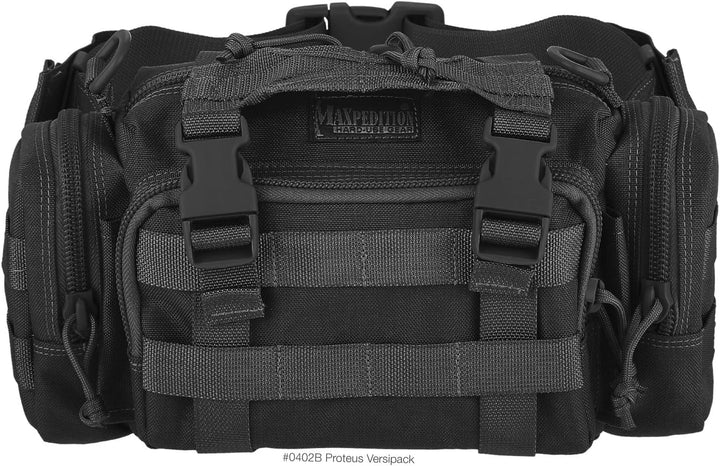 Maxpedition Proteus Versipack Schwarz, Schwarz