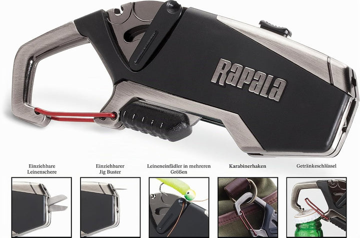Rapala Unisex-Erwachsene RFMT Zubehör, schwarz/Silber, Einheitsgrösse