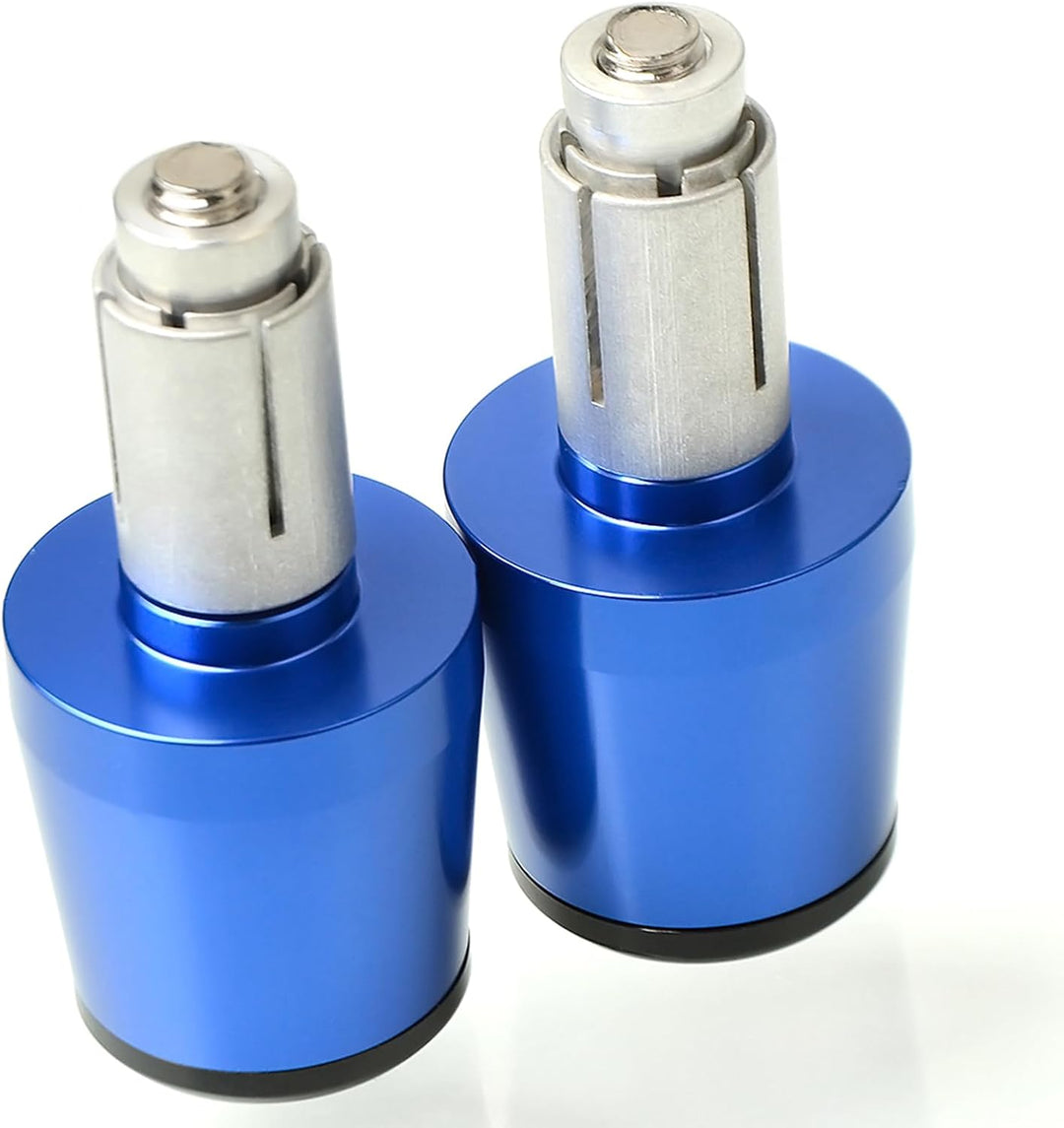 MZ-STORE 2pcs 7/8" 22mm Motorrad Lenkerenden Getriebe Balanced Plug Slider Lenker Endkappe Griffe Al