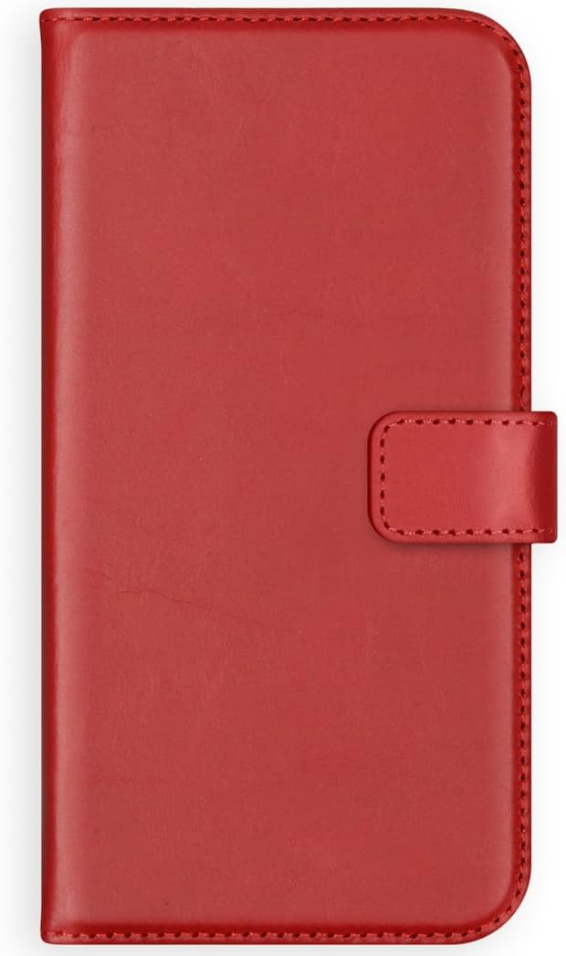 SELENCIA Bookcase Hülle kompatibel mit iPhone 12 Pro Max – Era Leder Handytasche Side Flip Case – Ha